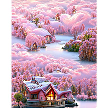 Load image into Gallery viewer, Flower Villa 55*70CM(Canvas) Full Round Drill Diamond Painting
