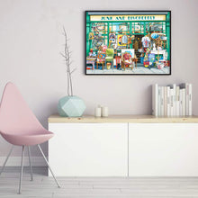 Load image into Gallery viewer, Yishu - Trash And Chaos - 60*45CM 11CT 3 Stamped Cross Stitch
