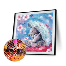 Load image into Gallery viewer, Bear With Umbrella 30*30CM(Canvas) Full Square Drill Diamond Painting
