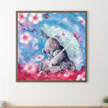 Load image into Gallery viewer, Bear With Umbrella 30*30CM(Canvas) Full Square Drill Diamond Painting
