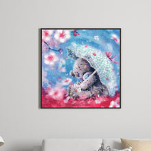Load image into Gallery viewer, Bear With Umbrella 30*30CM(Canvas) Full Square Drill Diamond Painting
