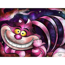 Load image into Gallery viewer, Cheshire Cat 40*30CM(Canvas) Full Round Drill Diamond Painting

