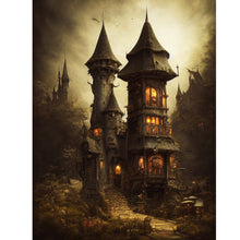 Load image into Gallery viewer, Mysterious Castle 30*40CM(Canvas) Full Round Drill Diamond Painting
