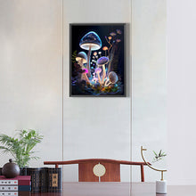 Load image into Gallery viewer, Glowing Mushroom In The Corner 30*40CM(Canvas) Full Round Drill Diamond Painting
