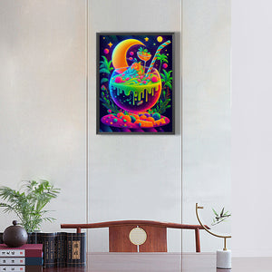 Colorful Cloud Mountain 30*40CM(Canvas) Full Round Drill Diamond Painting
