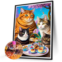Load image into Gallery viewer, Cat 30*40CM(Canvas) Full Round Drill Diamond Painting
