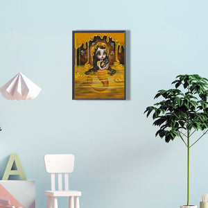 Honey Girl 30*40CM(Canvas) Full Round Drill Diamond Painting