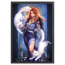 Load image into Gallery viewer, Huancan - Sorceress - 45*60CM 11CT 3 Stamped Cross Stitch
