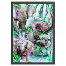 Load image into Gallery viewer, Huancan - Elephant - 40*55CM 11CT 3 Stamped Cross Stitch
