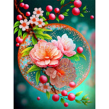 Load image into Gallery viewer, Beautiful Peach Blossoms 30*40CM(Canvas) Full Round Drill Diamond Painting
