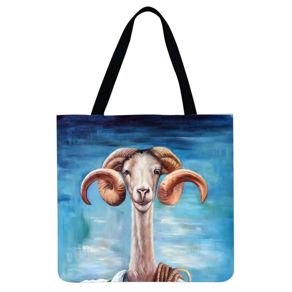 Canvas Bag-Goats 40*40CM