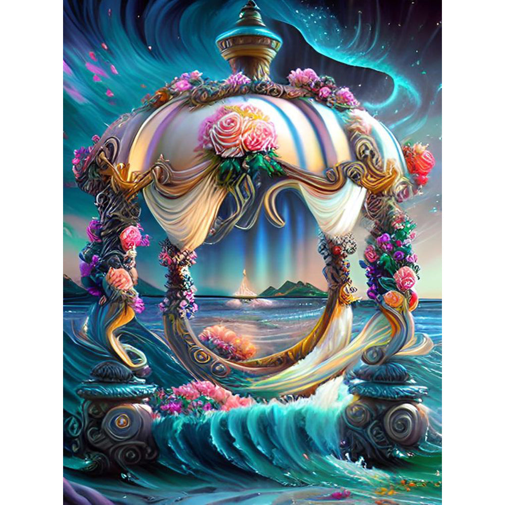 Gazebo 30*40CM(Canvas) Full Round Drill Diamond Painting