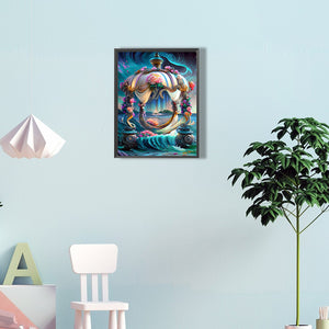 Gazebo 30*40CM(Canvas) Full Round Drill Diamond Painting