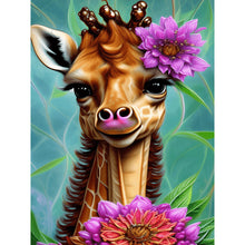 Load image into Gallery viewer, Elegant Giraffe 30*40CM(Canvas) Full Round Drill Diamond Painting
