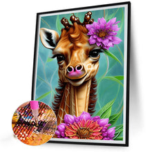 Load image into Gallery viewer, Elegant Giraffe 30*40CM(Canvas) Full Round Drill Diamond Painting
