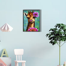 Load image into Gallery viewer, Elegant Giraffe 30*40CM(Canvas) Full Round Drill Diamond Painting
