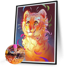 Load image into Gallery viewer, Smiling Tiger 30*40CM(Canvas) Full Round Drill Diamond Painting
