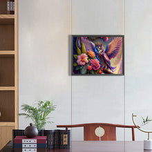 Load image into Gallery viewer, Flowers And Owls 40*30CM(Canvas) Full Round Drill Diamond Painting
