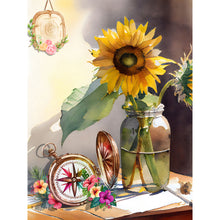 Load image into Gallery viewer, Clock 30*40CM(Canvas) Full Round Drill Diamond Painting
