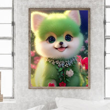 Load image into Gallery viewer, Cute Puppy 30*40CM(Picture) Full Square Drill Diamond Painting
