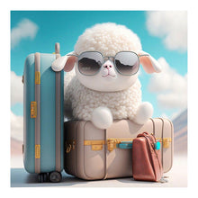 Load image into Gallery viewer, Traveling Sheep 30*30CM(Canvas) Full Round Drill Diamond Painting
