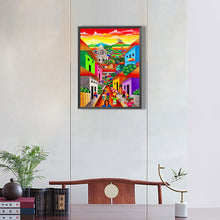 Load image into Gallery viewer, Colorful Buildings 30*40CM(Canvas) Full Round Drill Diamond Painting
