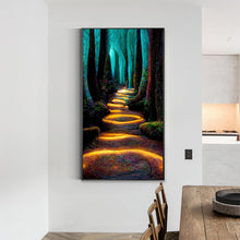 Load image into Gallery viewer, Luminous Path In The Woods 40*70CM(Picture) Full Square Drill Diamond Painting
