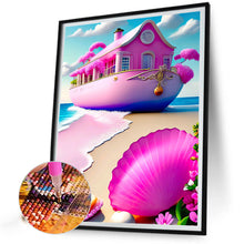 Load image into Gallery viewer, Pink Beach 30*40CM(Canvas) Full Round Drill Diamond Painting
