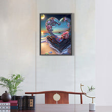 Load image into Gallery viewer, Beach Heart Frame 30*40CM(Canvas) Full Round Drill Diamond Painting
