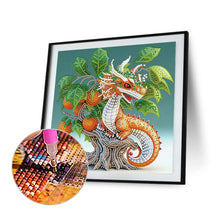 Load image into Gallery viewer, Tiny Decorative Dragon 30*30CM(Canvas) Partial Special Shaped Drill Diamond Painting

