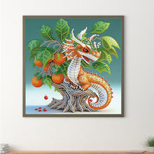 Load image into Gallery viewer, Tiny Decorative Dragon 30*30CM(Canvas) Partial Special Shaped Drill Diamond Painting
