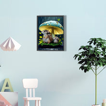 Load image into Gallery viewer, Squirrel Hiding From The Rain 30*40CM(Canvas) Full Round Drill Diamond Painting
