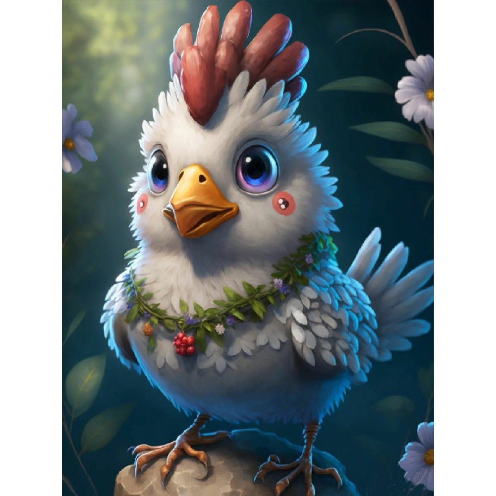 Cute Chicks 30*40CM(Canvas) Full Round Drill Diamond Painting