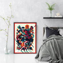 Load image into Gallery viewer, Huancan - Marvel - 40*60CM 11CT 3 Stamped Cross Stitch

