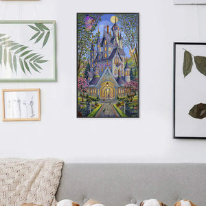 Huancan - Dream Castle - 50*80CM 11CT 3 Stamped Cross Stitch