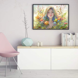 Huancan - Flower Fairy - 60*40CM 11CT 3 Stamped Cross Stitch