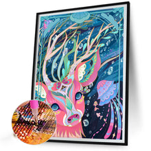 Load image into Gallery viewer, Colorful Deer 30*40CM(Canvas) Full Round Drill Diamond Painting
