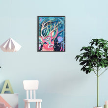 Load image into Gallery viewer, Colorful Deer 30*40CM(Canvas) Full Round Drill Diamond Painting
