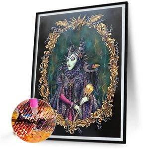Maleficent'S Evil Stepmother 30*40CM(Canvas) Full Round Drill Diamond Painting