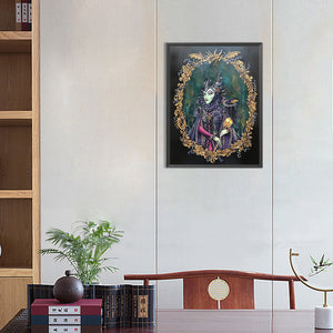 Maleficent'S Evil Stepmother 30*40CM(Canvas) Full Round Drill Diamond Painting