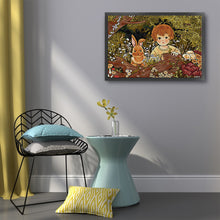 Load image into Gallery viewer, Joy Sunday - Little Boy And Bunny - 55*40CM 14CT 2 Stamped Cross Stitch
