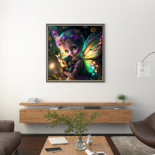 Load image into Gallery viewer, Yishu - Little Girl - 50*50CM 11CT 3 Stamped Cross Stitch
