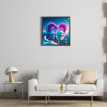 Load image into Gallery viewer, Fantasy Swan Lake 40*40CM(Canvas) Full Round Drill Diamond Painting
