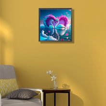 Load image into Gallery viewer, Fantasy Swan Lake 40*40CM(Canvas) Full Round Drill Diamond Painting
