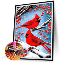 Load image into Gallery viewer, Cardinal 30*40CM(Canvas) Full Round Drill Diamond Painting
