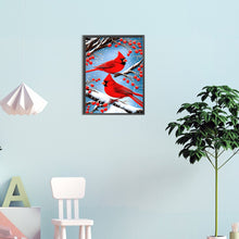 Load image into Gallery viewer, Cardinal 30*40CM(Canvas) Full Round Drill Diamond Painting
