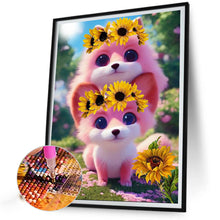 Load image into Gallery viewer, Puppy With A Wreath 30*40CM(Canvas) Full Round Drill Diamond Painting
