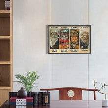 Load image into Gallery viewer, Aviator Cat 35*55CM(Canvas) Full Round Drill Diamond Painting
