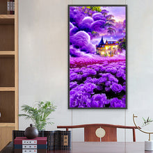 Load image into Gallery viewer, Dreamlike Purple House 40*70CM(Picture) Full Square Drill Diamond Painting
