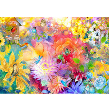 Load image into Gallery viewer, Huancan - Flowers And Birds - 60*45CM 11CT 3 Stamped Cross Stitch

